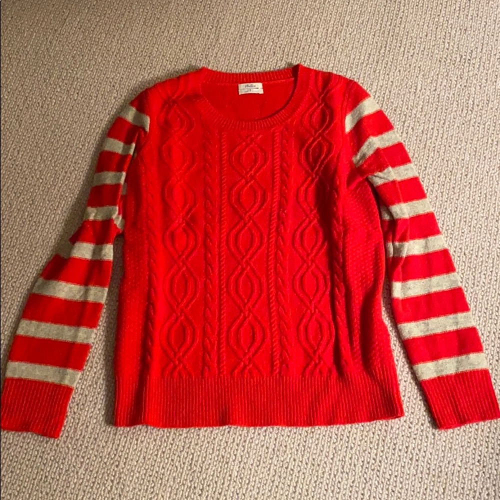 Red wool blend Crewneck sweater
